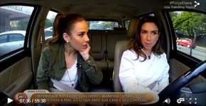 Patrícia Abravanel usa cinto de forma errada e Detran dá bronca