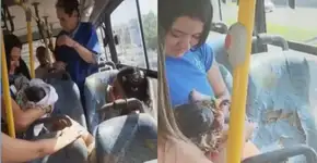 Mulher dá à luz dentro de ônibus com a ajuda de estudante de enfermagem