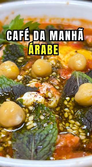 Café da manhã árabe em São Paulo! O Saj já...