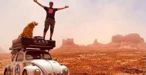 Imagens mostram fusca após acidente que matou influenciador e cachorro