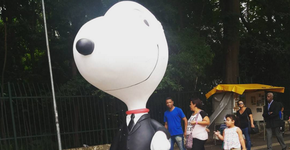 Sem orelhas e sem perna: nem o Snoopy escapou da violência em São Paulo