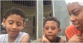 Menino diz que baianos são estranhos e tia dá a melhor resposta
