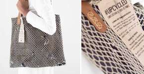 Moda feita com lonas de barcos e redes de pesca retiradas do mar