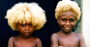 Parte da população negra dessa ilha tem cabelos loiros naturais