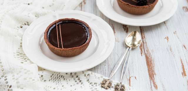 Tortinha de chocolate em poucos minutos