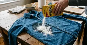 Descobrimos um truque genial para remover manchas de óleo das roupas