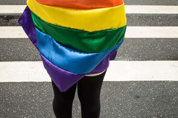 Parada LGBT na avenida Paulista 