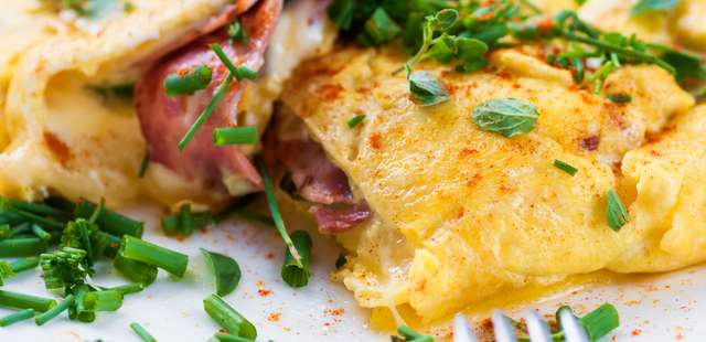 Panqueca de omelete: a combinação perfeita para o café da manhã