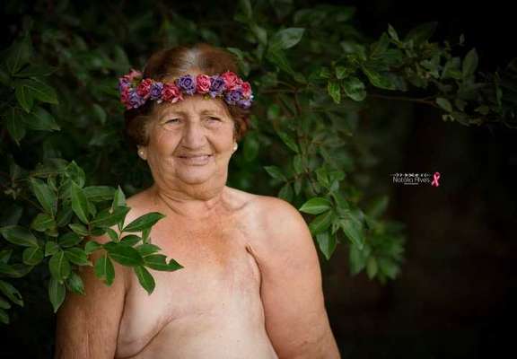 Ensaio da Natália Alves com sua avó Aurora