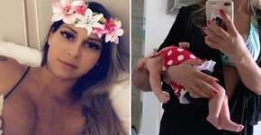 Mayra Cardi rebate críticas pela forma como segurou filha