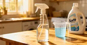 Passe água com amaciante nas portas sinta como o cheiro fica pela casa toda