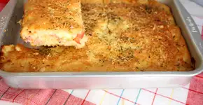 Torta pizza muito fácil  para matar a fome a qualquer hora