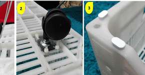 Como fazer uma mesa de centro reciclando um caixote plástico