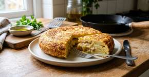 Os chefs concordam: “A melhor omelete leva 1 cebola, 6 batatas, 6 ovos e 300 ml de óleo.”