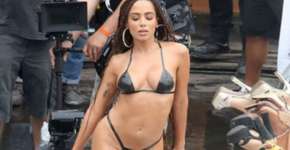 Anitta vaza informações de clipe gravado no morro do Vidigal