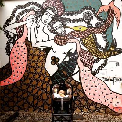 Graffiti sem local definido, clicado por @huppa13