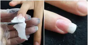 Saiba como alongar unhas usando papel higiênico e amido de milho