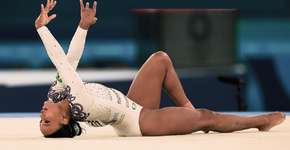 Ginasta Rebeca Andrade leva ‘Baile da Favela’ para Olimpíada de Tóquio