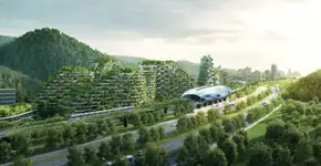 Cidade floresta chinesa terá 40 mil árvores e 1 milhão de plantas