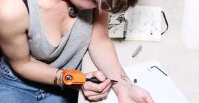 Dispositivo permite ao usuário tatuar o próprio corpo