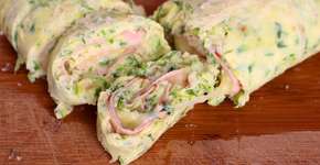 Rocambole de abobrinha: fácil, rápido e delicioso