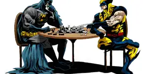 Assista a uma batalha inédita de Batman contra Wolverine