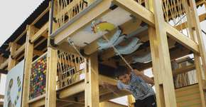 Pelo direito de brincar: no Líbano, crianças refugiadas ganham playground em assentamento