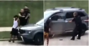 Homem negro é baleado várias vezes pelas costas por policiais nos EUA