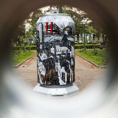 Graffiti na Praça da Liberdade, clicado por @alexandre_nunes