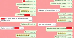 Adolescente assediada por chefe pediu ajuda pelo WhatsApp