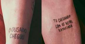 Um fã fez tatuagens pelo corpo com tuítes de Neymar