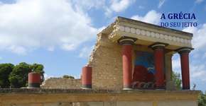 Ruínas de Knossos, o maior sítio arqueológico da civilização minoica