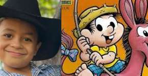 Foto: (Reprodução/Instagram @oisaacamendoim / Divulgação Maurício de Souza Produções)