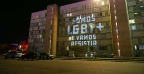 ONG projeta mensagem de apoio à causa LGBT em prédios do DF
