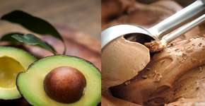 Sorvete Danette feito de abacate e outros 2 ingredientes