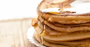 Panquecas fofas e deliciosas para comer acompanhado