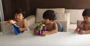 3 irmãos foram presenteados, um deles ganhou a Anna e foi só amor