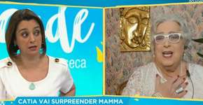 Mamma Bruschetta é convidada para trabalhar na Band e se emociona