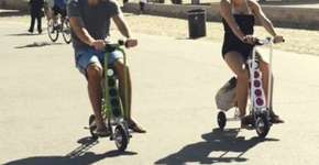 Scooter dobrável e elétrica, que carrega celular vai revolucionar conceitos de mobilidade