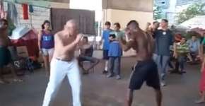 Eduardo Suplicy posta vídeo lutando boxe com morador de rua: ‘deu empate’