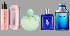 Foto: (Lancôme | Calvin Klein | Nina Ricci | Ralph Lauren | Natura - divulgação)