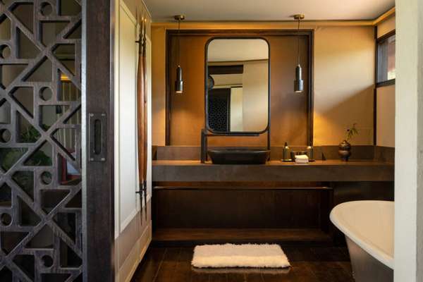 As tendas do Mahali Mzuri são espaçosas e luxuosas