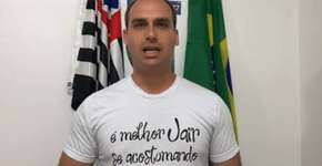 Filho de Bolsonaro comete erro crasso de português e vira piada