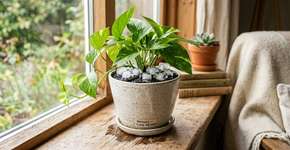 Aloje um cubo de gelo dentro do vaso das plantas antes de viajar: para que serve e por que recomendam fazer isso