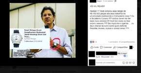 Histórias de bens de luxo de Haddad são falsas, conclui site