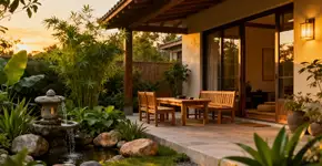 5 formas de decorar o seu pátio para ter estilo e boa sorte, segundo o Feng Shui