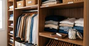 Confira como usar giz de lousa dentro do guarda-roupa pra acabar com a umidade e o mofo