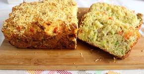 Pão de abobrinha fácil pronto em 40 minutos