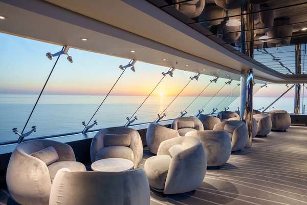 Top Sail Lounge, do MSC Poesia