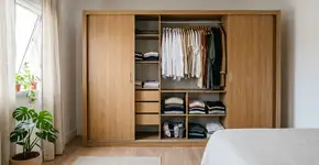 Demorei muito para entender por que o guarda-roupa não deve ser encostado totalmente na parede